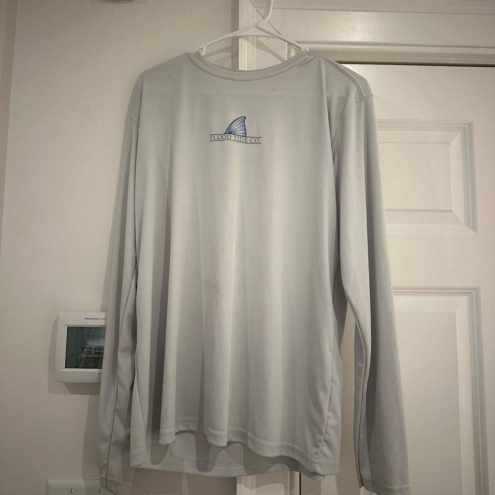 Flood tide long sleeve fishing shirt size large